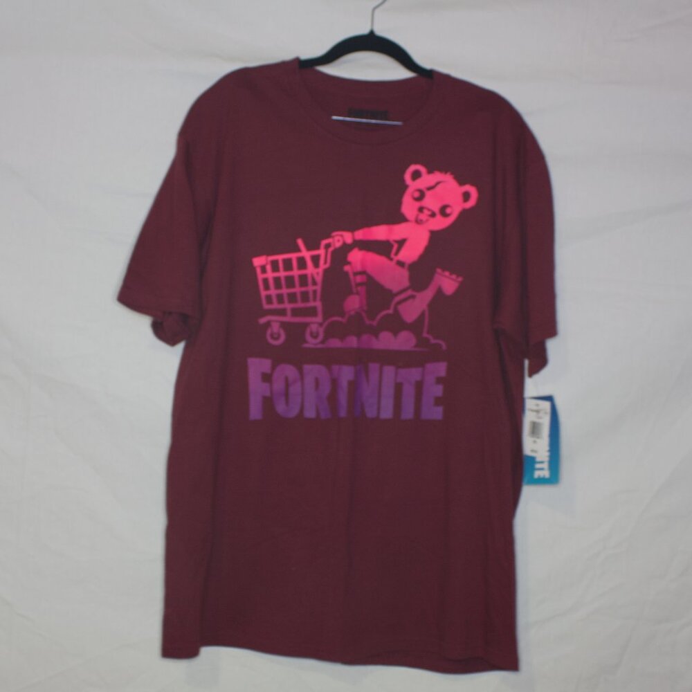 Fortnite Men's Cuddle Team Leader Shopping Cart Tee